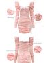 Hollow Silk Sexy Backless Dress