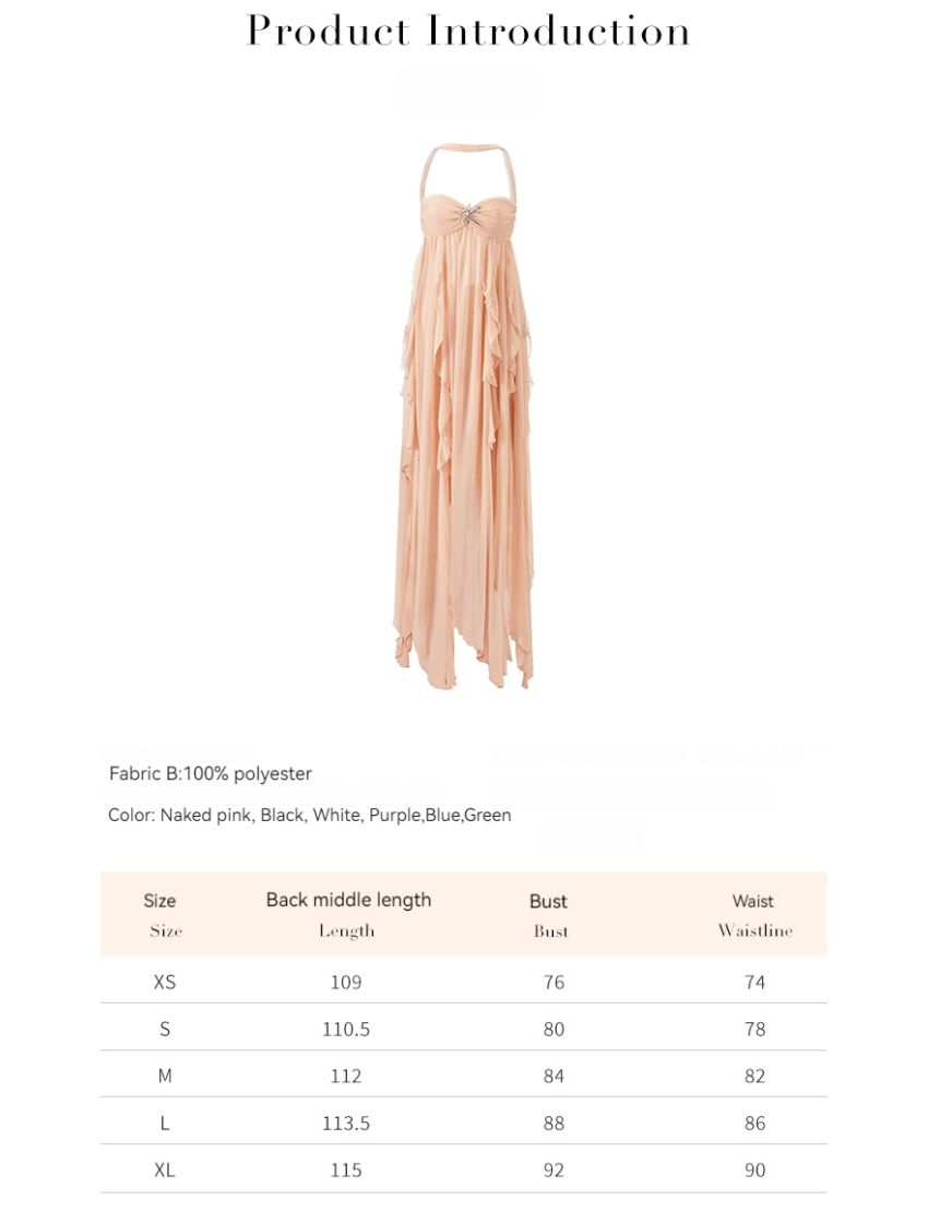 Strapless Backless Dress