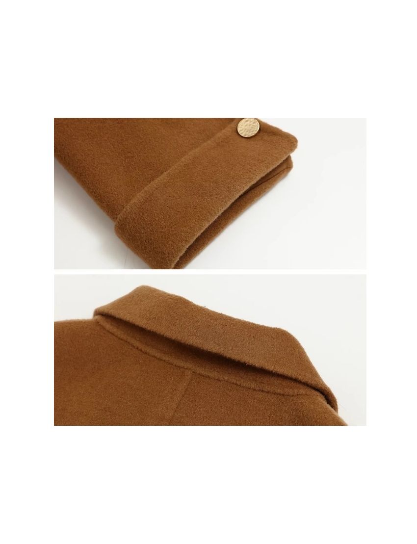 JUZUI Suit Collar Shape Coat