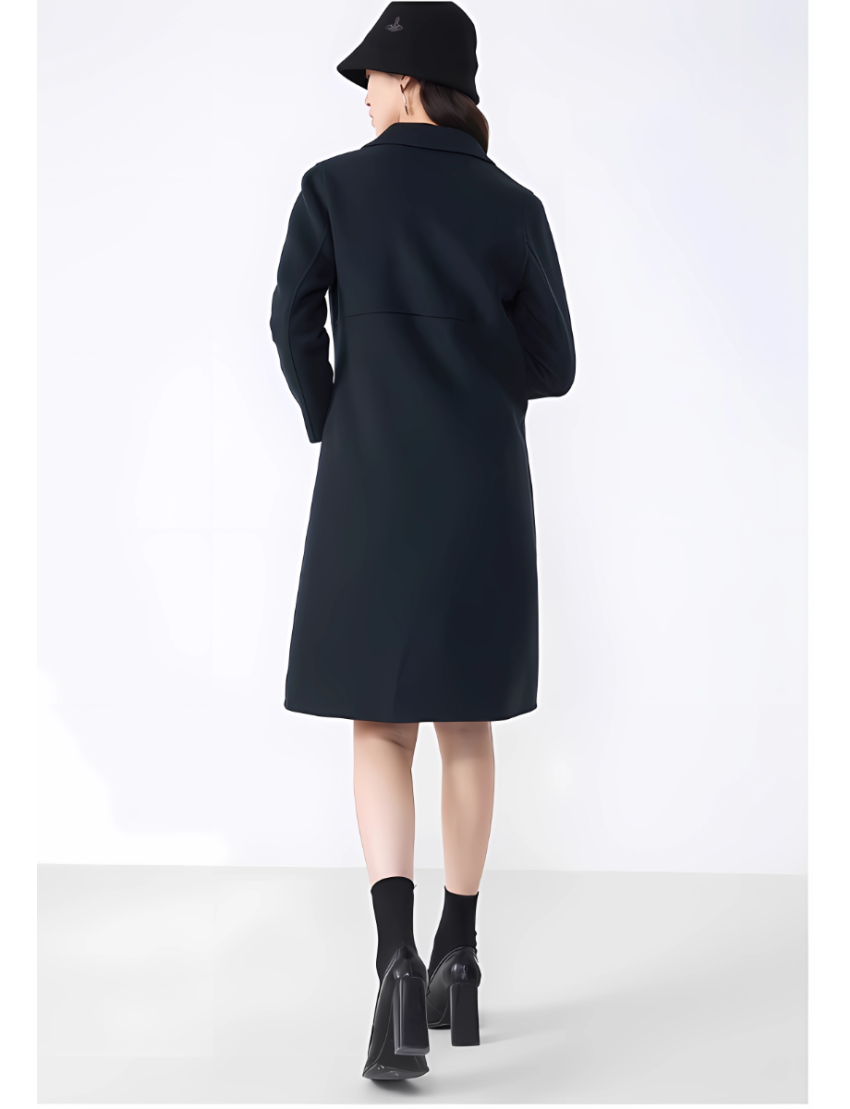 Woolen Coat Medium Length Coat