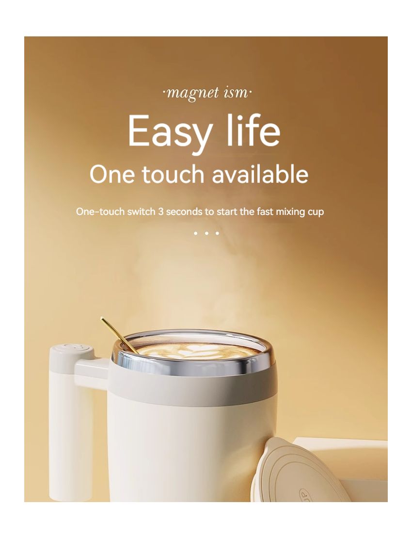 Magnetic Self Stirring Temperature Control Mug