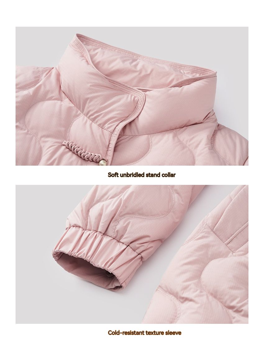 Light Stand-up Collar  White Duck Down Clothing